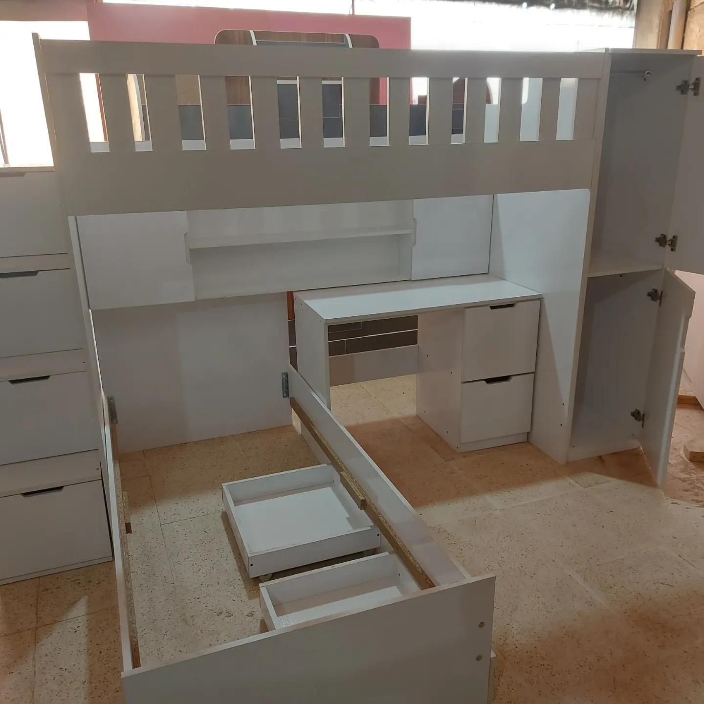 تولیدی تخت دوطبقه رویال مدل ال۷۷۷|تخت و سرویس خواب|برخوار, |دیوار