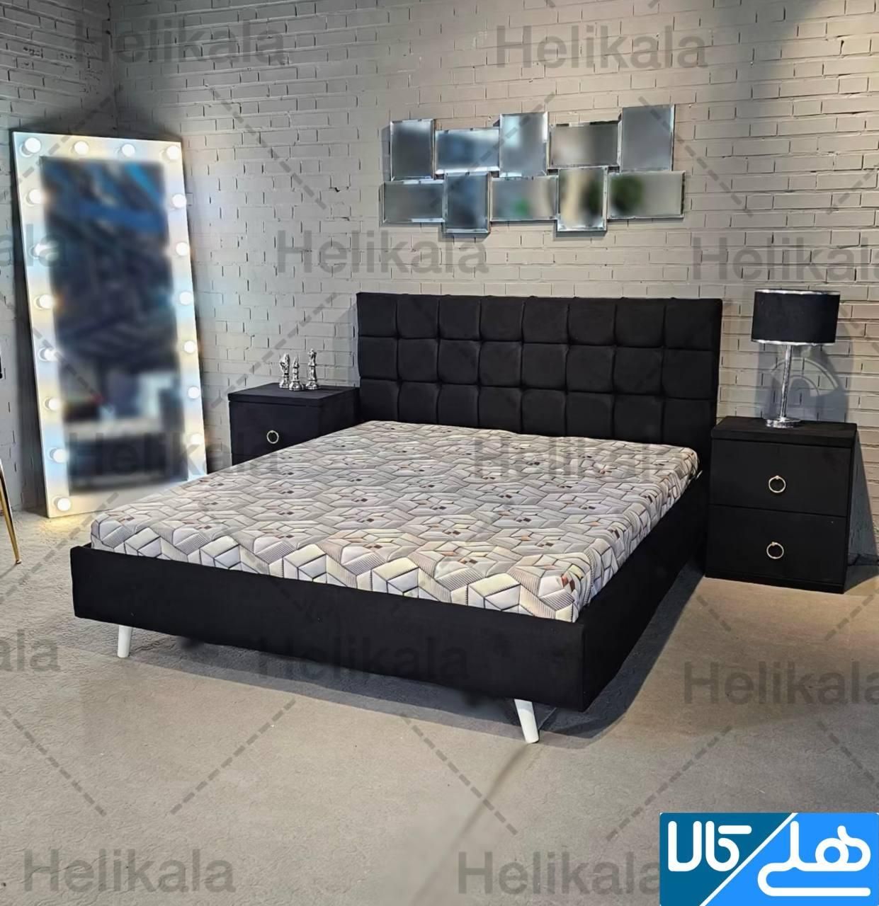 تخت خواب دونفره مدل celin تختخواب دو نفره هلی کالا|تخت و سرویس خواب|تهران, سعادت‌آباد|دیوار
