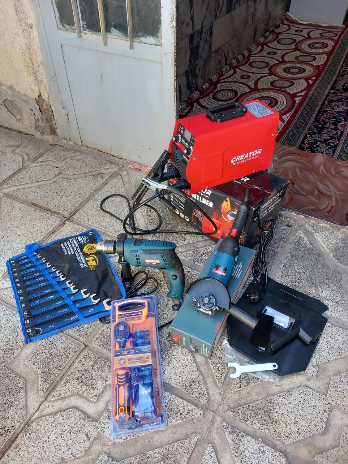 پک کامل دستگاه جوش دلر ۱۳ آچار جعبه بوکس فرز|ماشین‌آلات صنعتی|مشهد, شهرک شیرین|دیوار