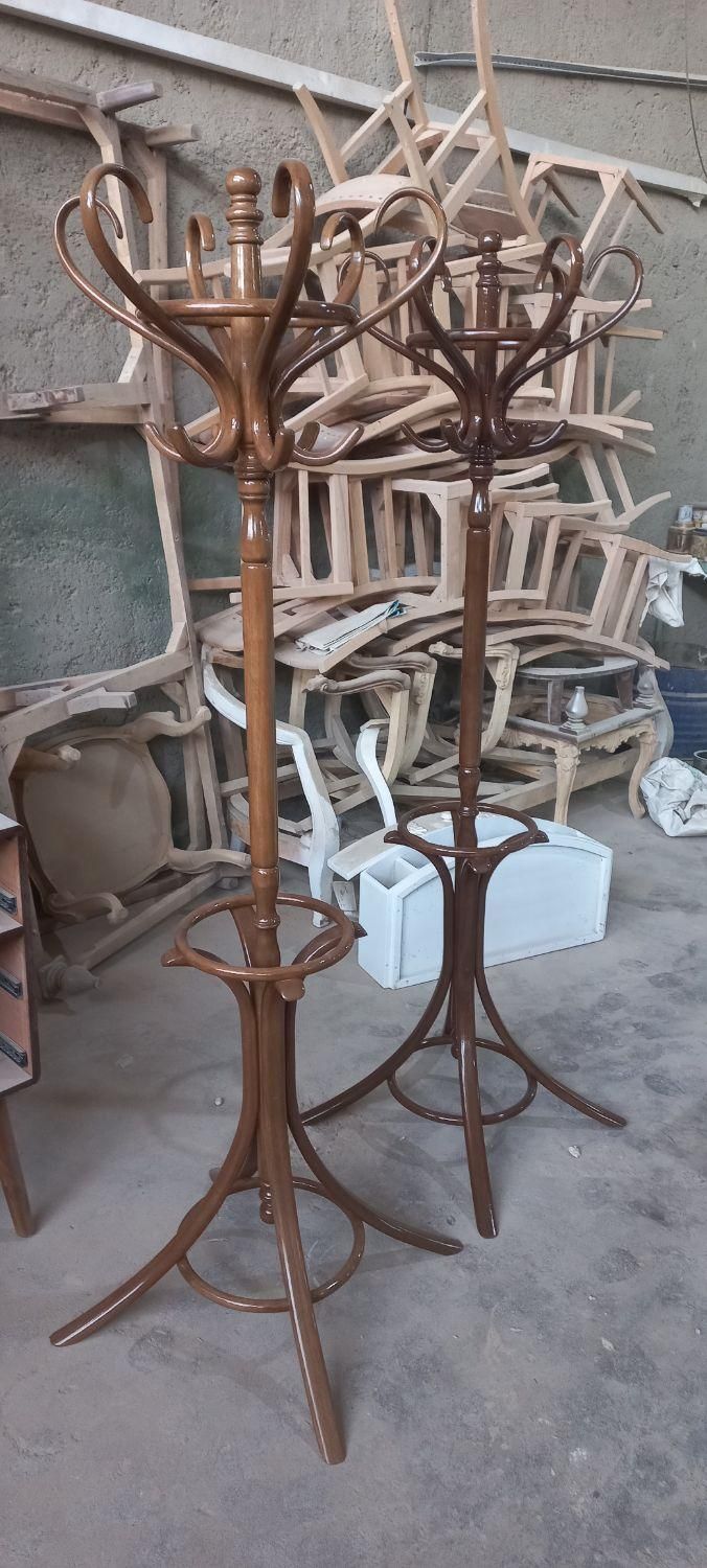 رخت آویز چوب رختی جاکتی لهستانی چوب گردو|بندرخت و رخت‌آویز|تهران, آرژانتین|دیوار