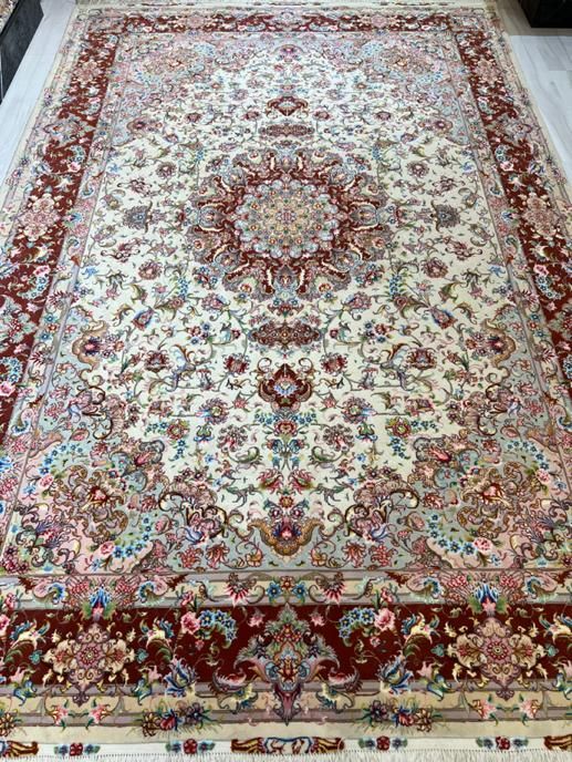 جفت فرش ۶ متری دستباف تبریز علیا کتیبه ای شرایطی|فرش|تهران, فرمانیه|دیوار