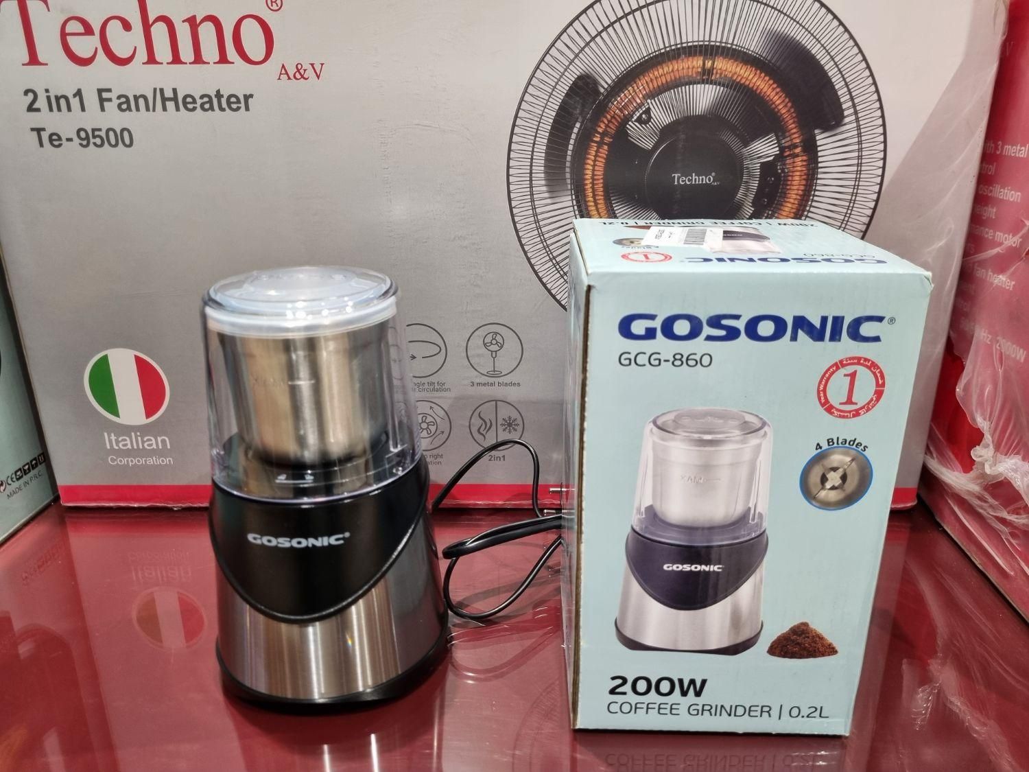 آسیاب قهوه و...gosonic ترکیه کاسه جدا و قابل شستشو|خردکن، آسیاب، غذاساز|مشهد, کوشش|دیوار