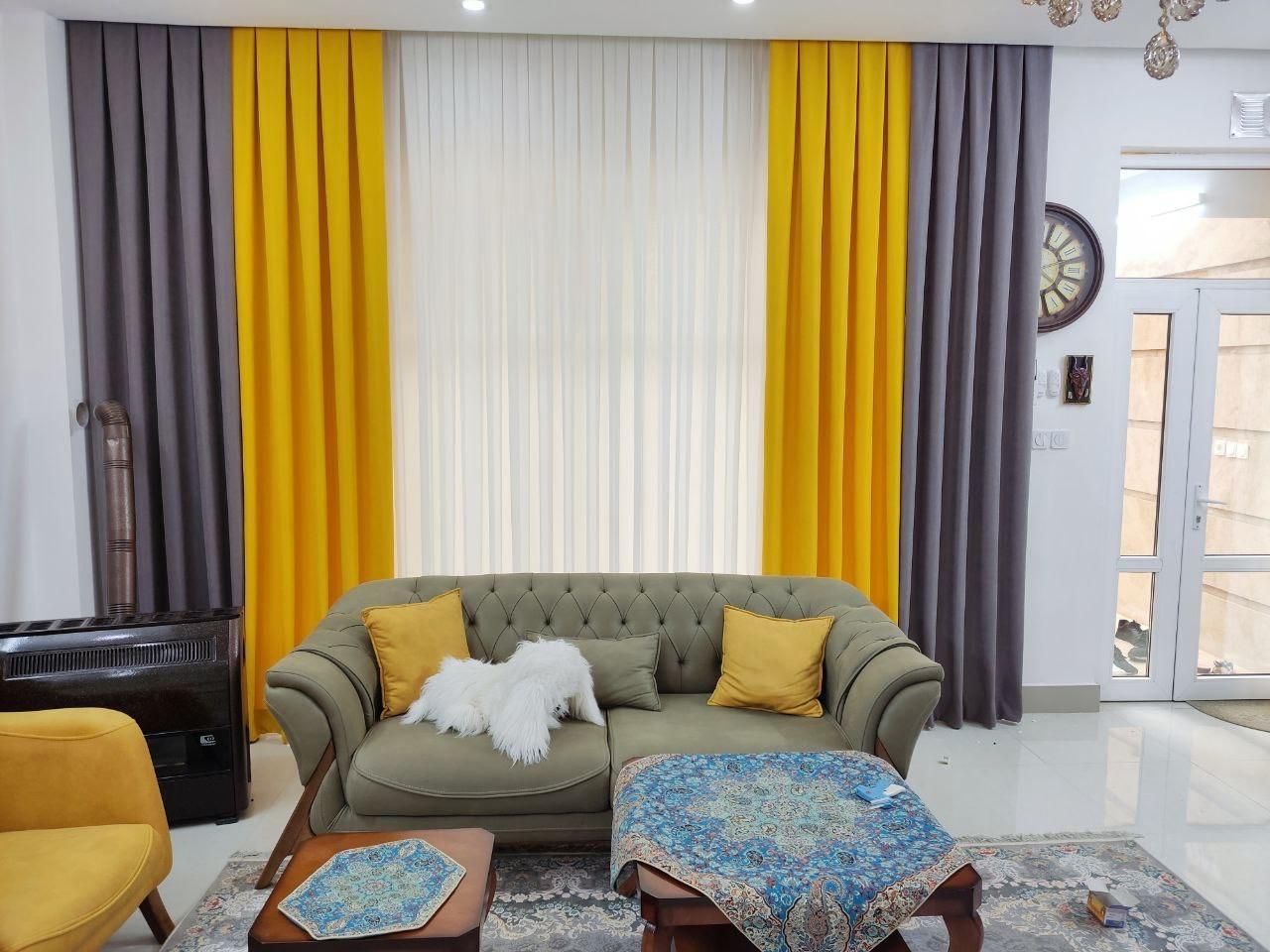 پرده  برای مستاجرین مدرن|پرده، رانر، رومیزی|مشهد, آزادشهر|دیوار