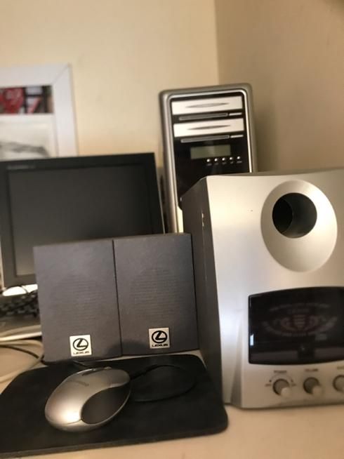 فروش کامپیوتربا مانیتور فلت LG همراه با اسپیکر|رایانه رومیزی|تنکابن, |دیوار
