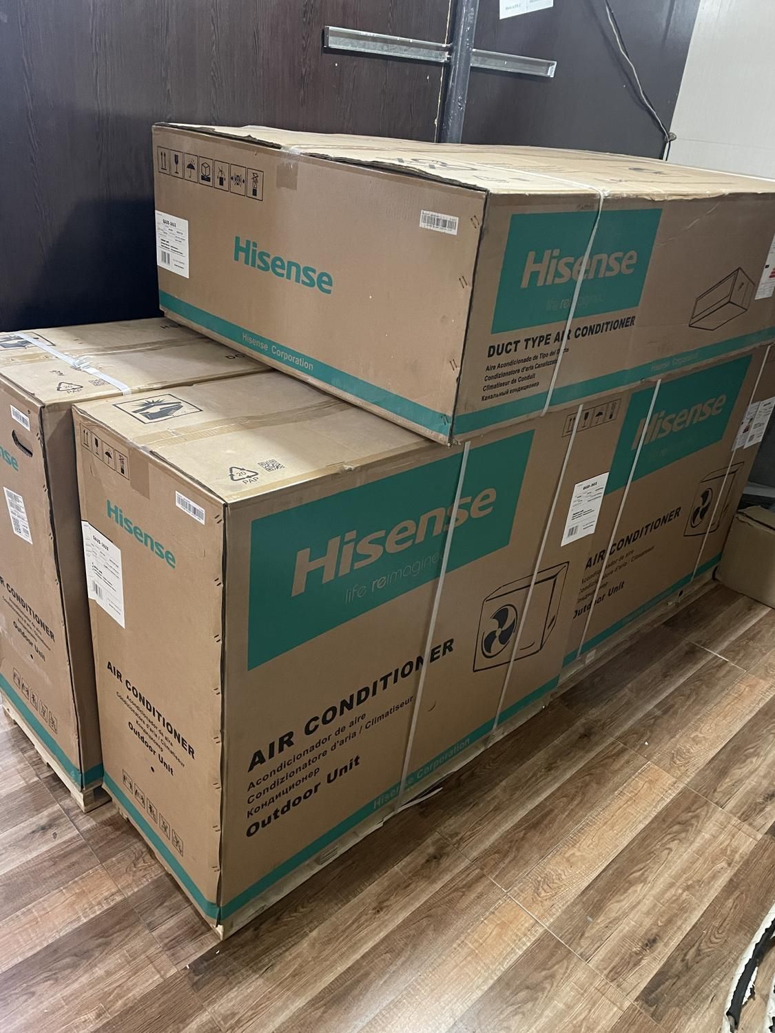 داکت اسپلیت 30 هزار هایسنس مدلhih30tQ|کولر گازی و فن‌کوئل|کرج, گوهردشت|دیوار