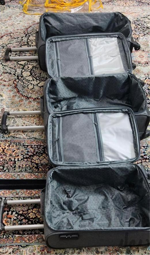 چمدان مسافرت ۴چرخ کاوردار جهیزیه ای کیف ساک چمدون|کیف، کفش و کمربند|اصفهان, جوباره|دیوار