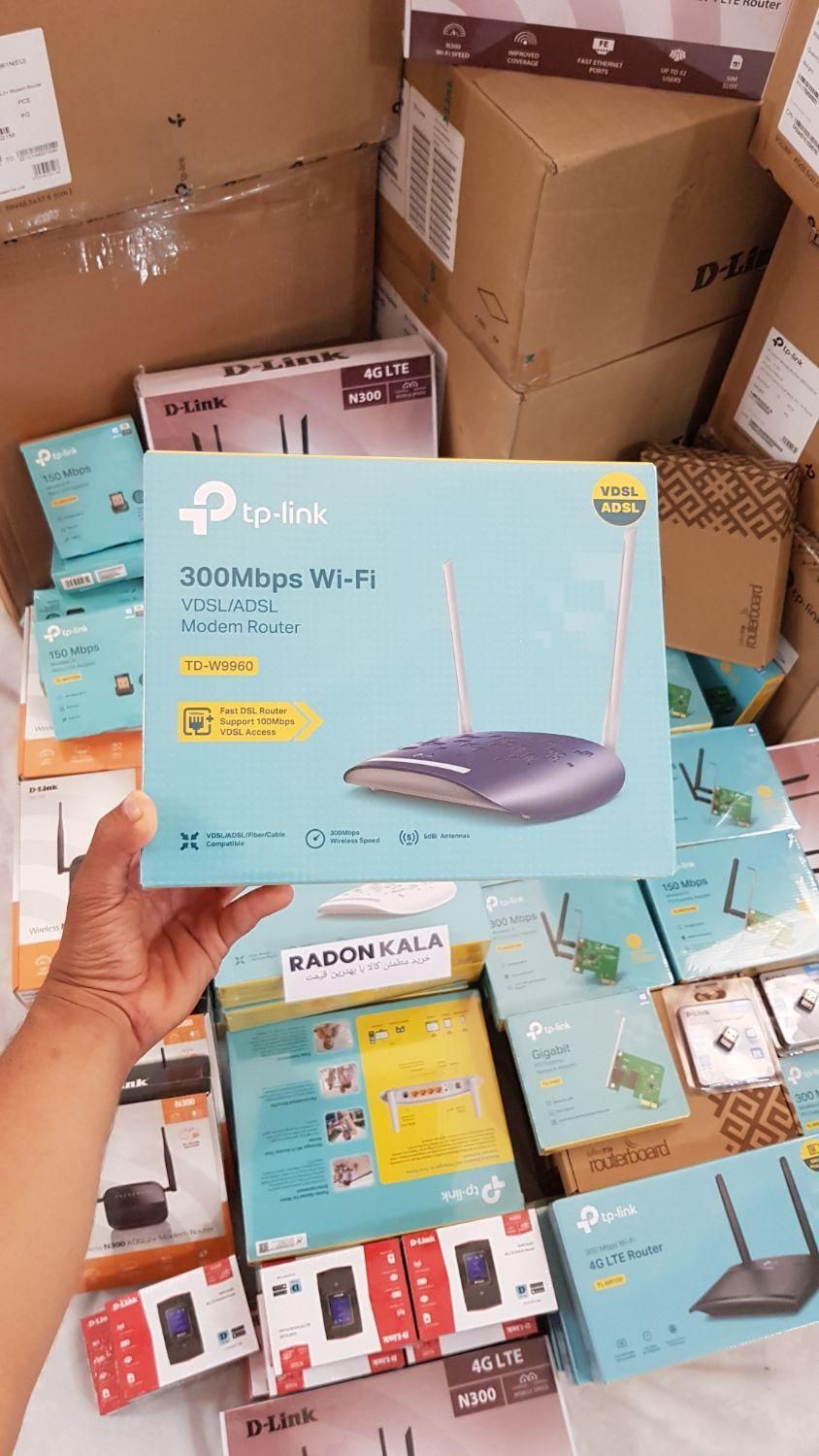 مودم وای فایwn9960خانگیVDSLروتر d ADSL 4G tplinkدی|مودم و تجهیزات شبکه|بوشهر, |دیوار
