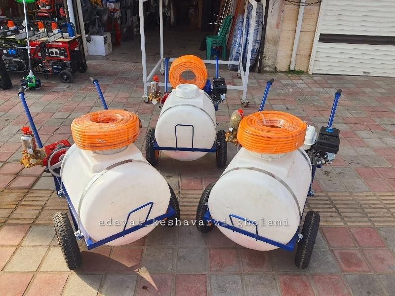 زن سمپاش فرغونی چمن بنزینی ۱۱۰لیتری دریل تخریب|ماشین‌آلات صنعتی|رشت, بلوار گیلان|دیوار