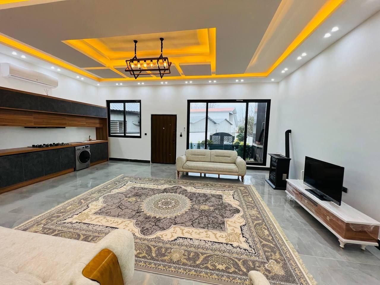 باغچه مدرن خوش نشین۱۸۵زمین/۹۰بنا/دوخوابه باسند|فروش خانه و ویلا|رویان, |دیوار