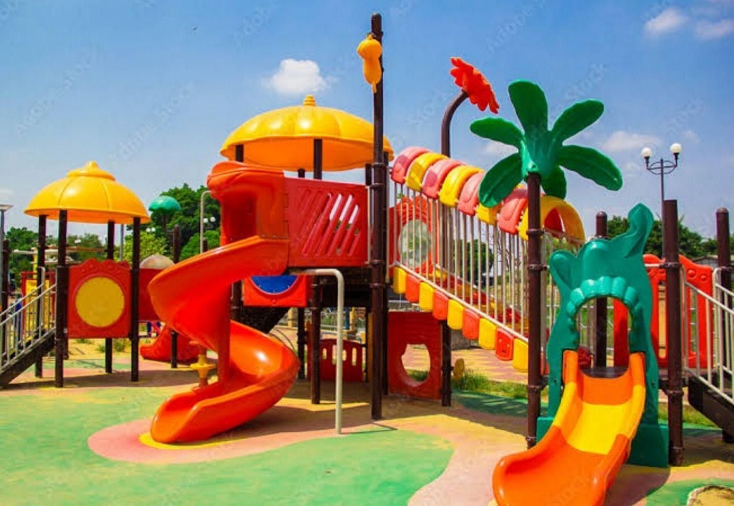 مجموعه بازی تاب و سرسره پارکی ویلایی باغی فضای باز|اسباب‌‌بازی|کرمان, |دیوار