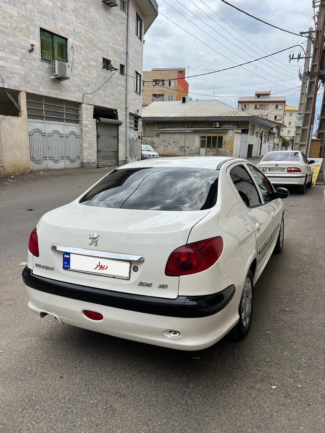 ۲۰۶ sd v8|خودرو سواری و وانت|رشت, استادسرا|دیوار