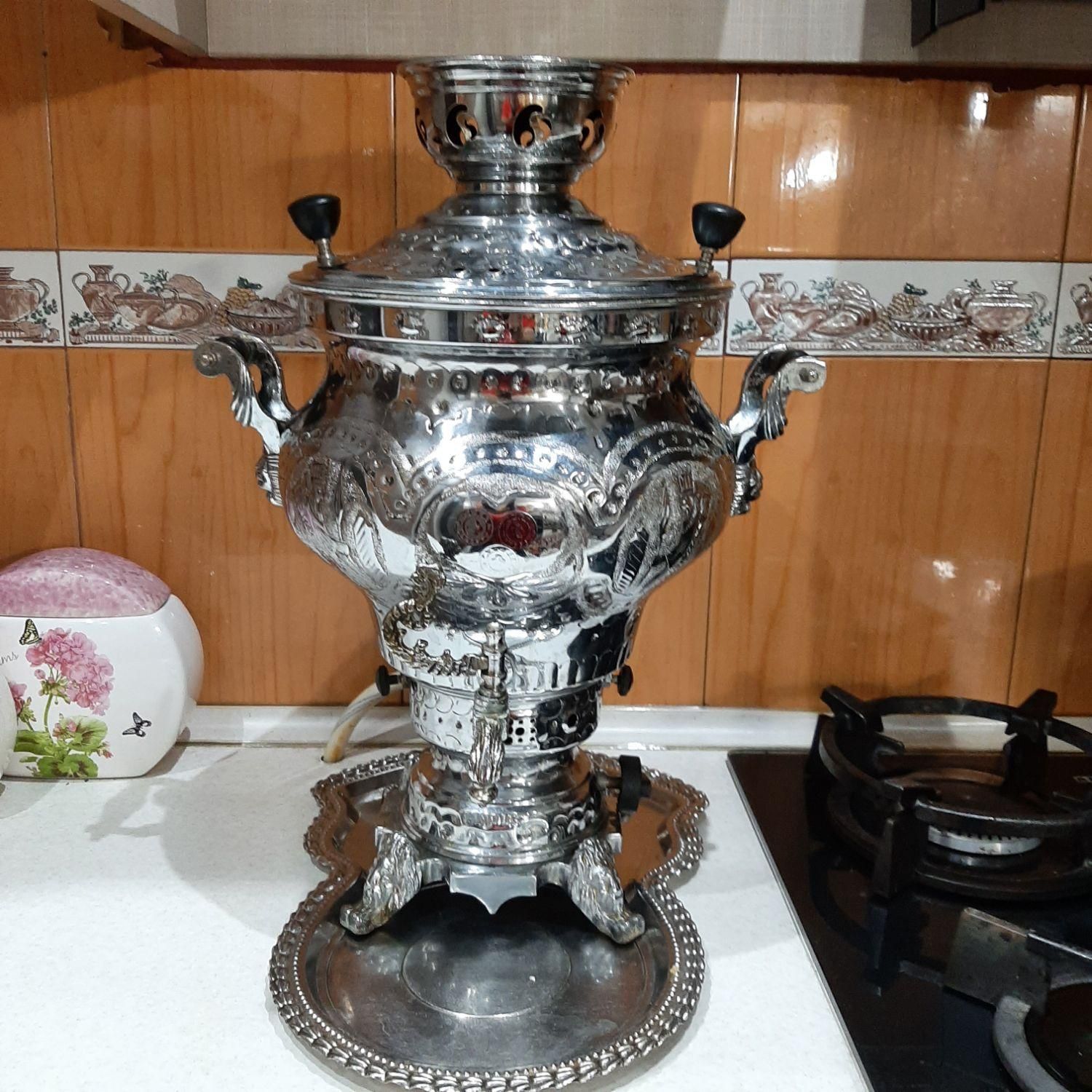 سماور گازی مدل ونوسی هفت لیتر ونیم|سماور، چای‌ساز، قهوه‌ساز|تهران, ابوذر (منطقه ۱۵)|دیوار