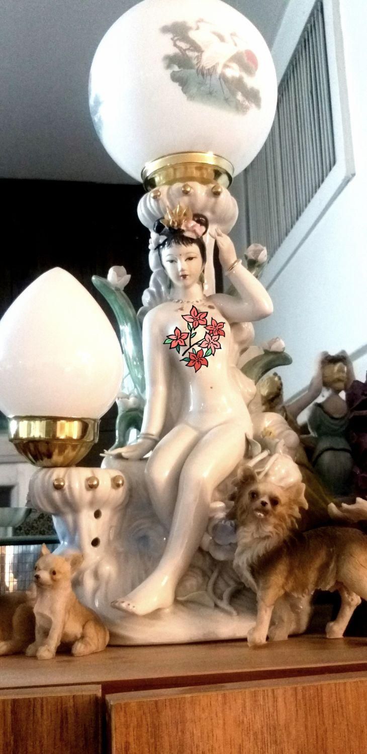 مجسمه شب خواب چینی|مجسمه، تندیس، ماکت|اصفهان, بوستان آینه خانه|دیوار