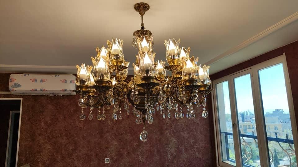 لوستر «نو واستوک حدنو» نمونه کارهای جدید|لوستر و چراغ آویز|شیراز, شهرک گلستان|دیوار