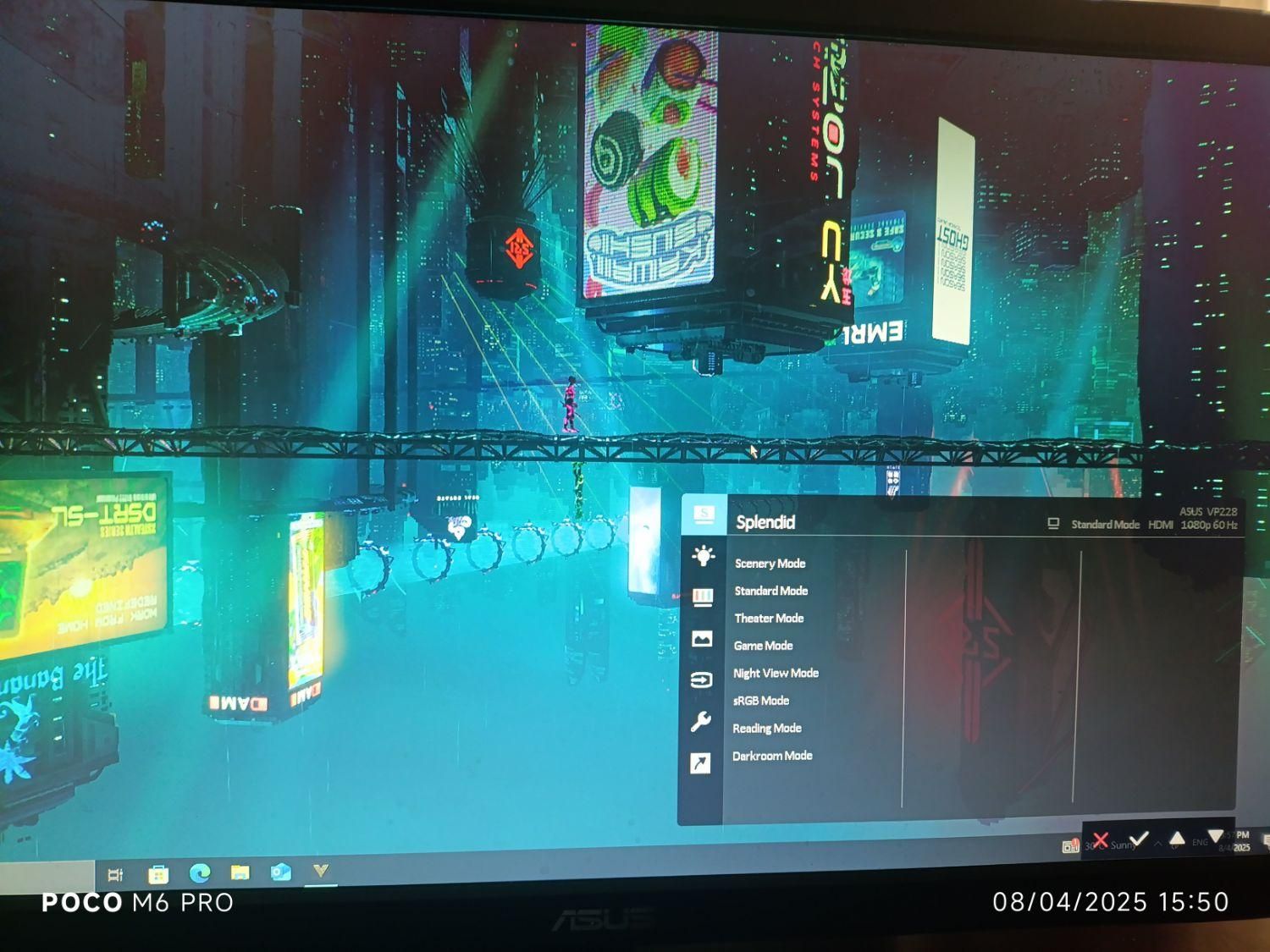 مانیتور asus vp228|قطعات و لوازم جانبی رایانه|تهران, مینی‌سیتی (شهرک نفت)|دیوار