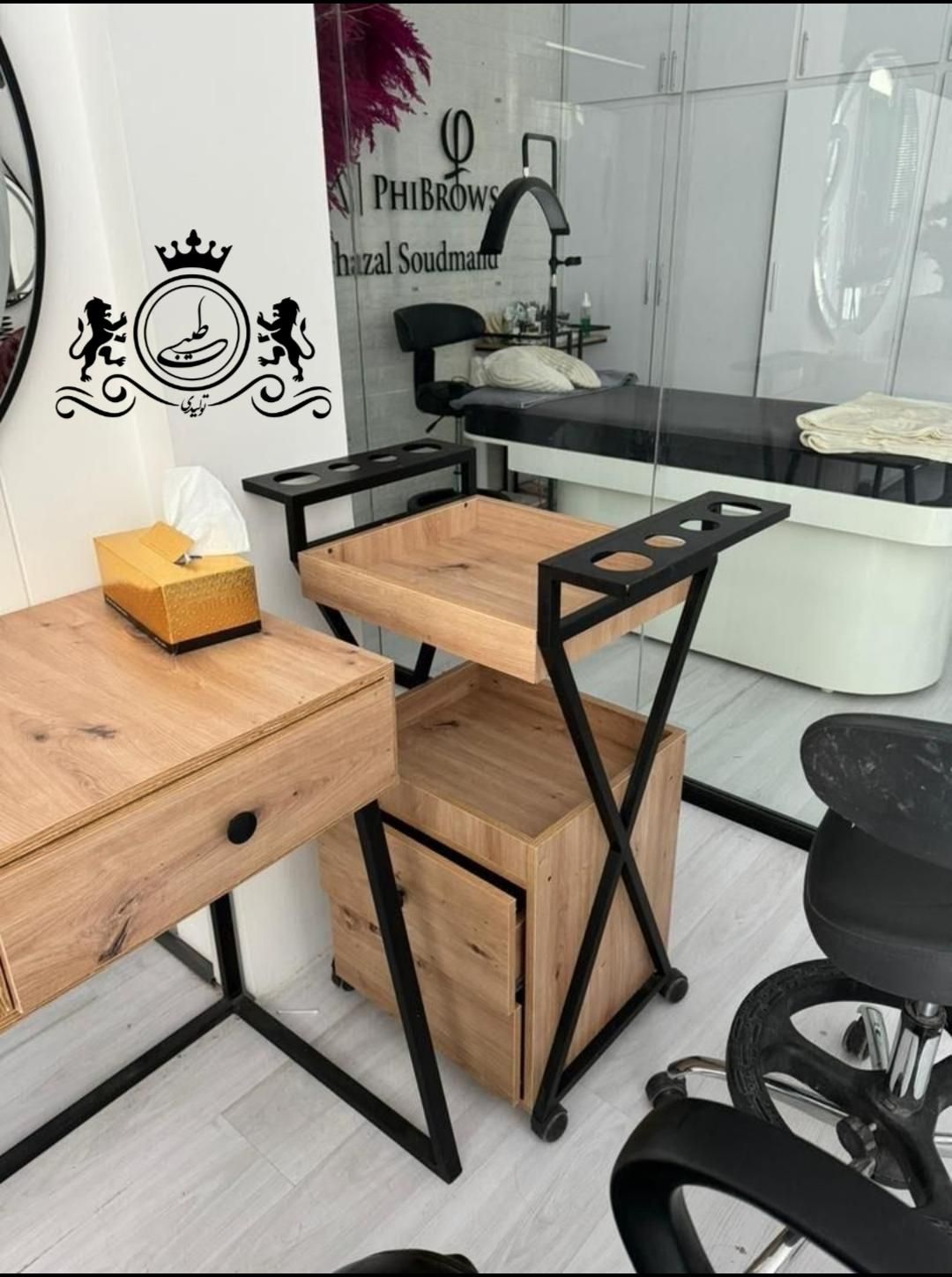 انواع ترولی در رنگ و ابعاد دلخواه|آرایشگاه و سالن‌های زیبایی|مشهد, نوید|دیوار