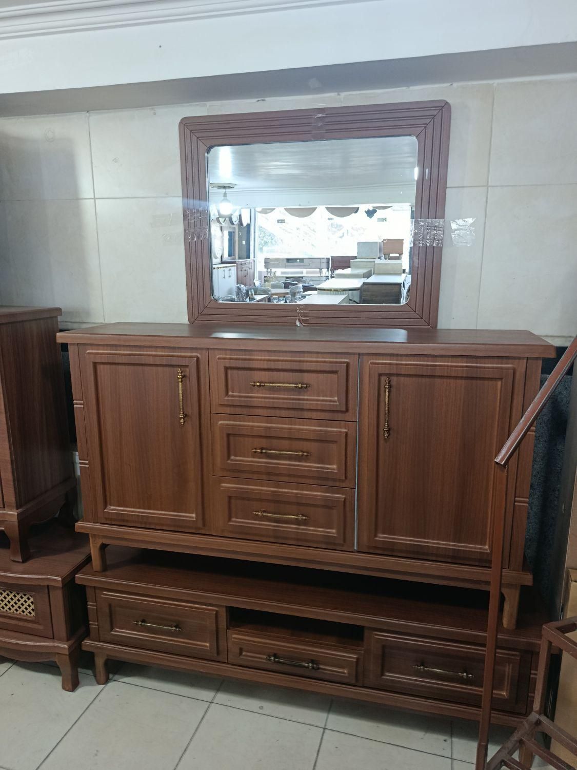 آینه کنسول مدل فلوما|بوفه، ویترین، کنسول|تبریز, |دیوار