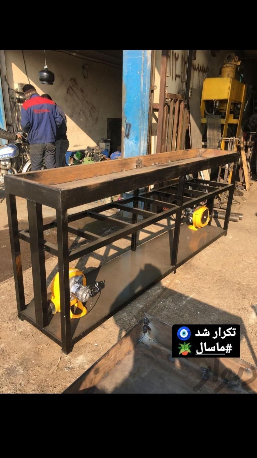 منقل کبابی ذغالی رستورانی باهود فن|کافیشاپ و رستوران|خاوران, |دیوار