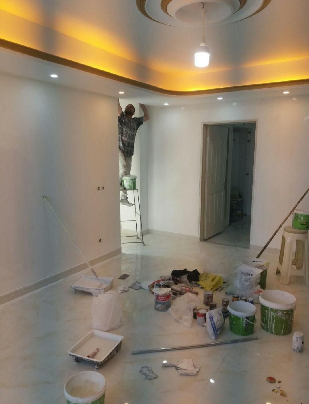 رنگ کاری نقاشی رنگکاری نقاش ساختمان در تمام نقاط|خدمات پیشه و مهارت|قم, بنیاد|دیوار