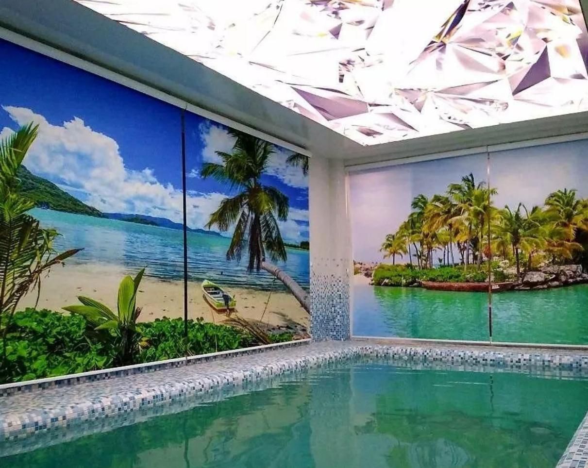 شید ضد آب استخری کد ۵۶۷۸|پرده، رانر، رومیزی|هشتگرد, |دیوار