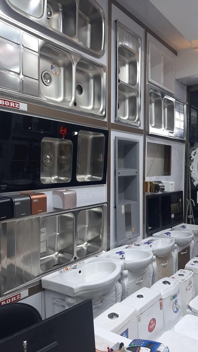 سینک استیل|مصالح و تجهیزات ساختمان|اصفهان, مرداویج|دیوار