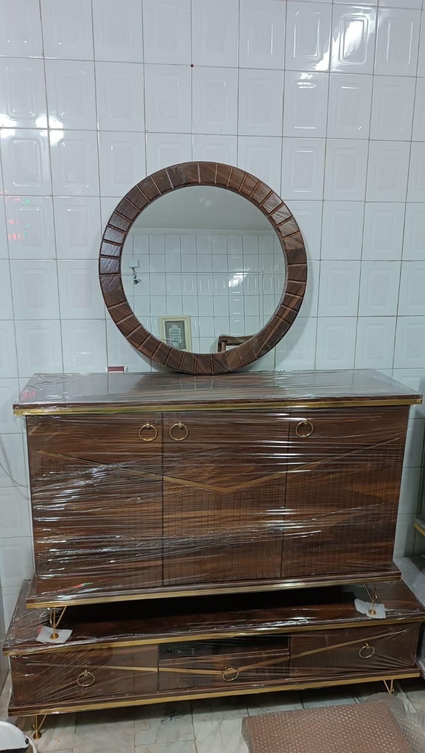 کنسول آینه + میزکنسول+ میز تلویزیون ست|بوفه، ویترین، کنسول|کرج, مهرویلا جنوبی|دیوار