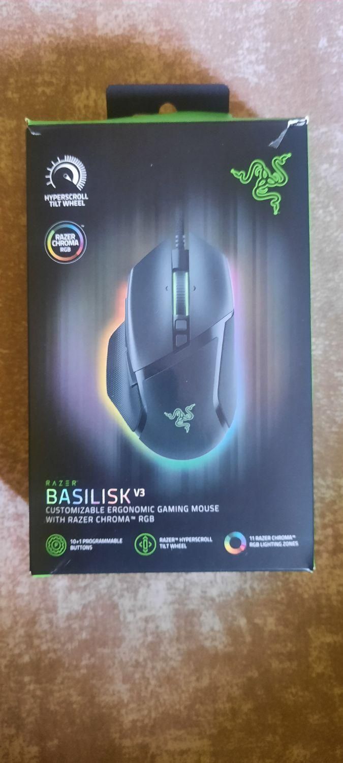 mouse gaming مووس گیمینگ razer basilisk v3|قطعات و لوازم جانبی رایانه|تهران, آجودانیه|دیوار