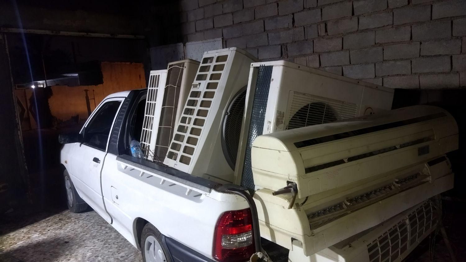 خریدارکولرپنجره ای سوخته نیمسوز سالم دوتیکه خریدار|کولر گازی و فن‌کوئل|اهواز, زیباشهر|دیوار