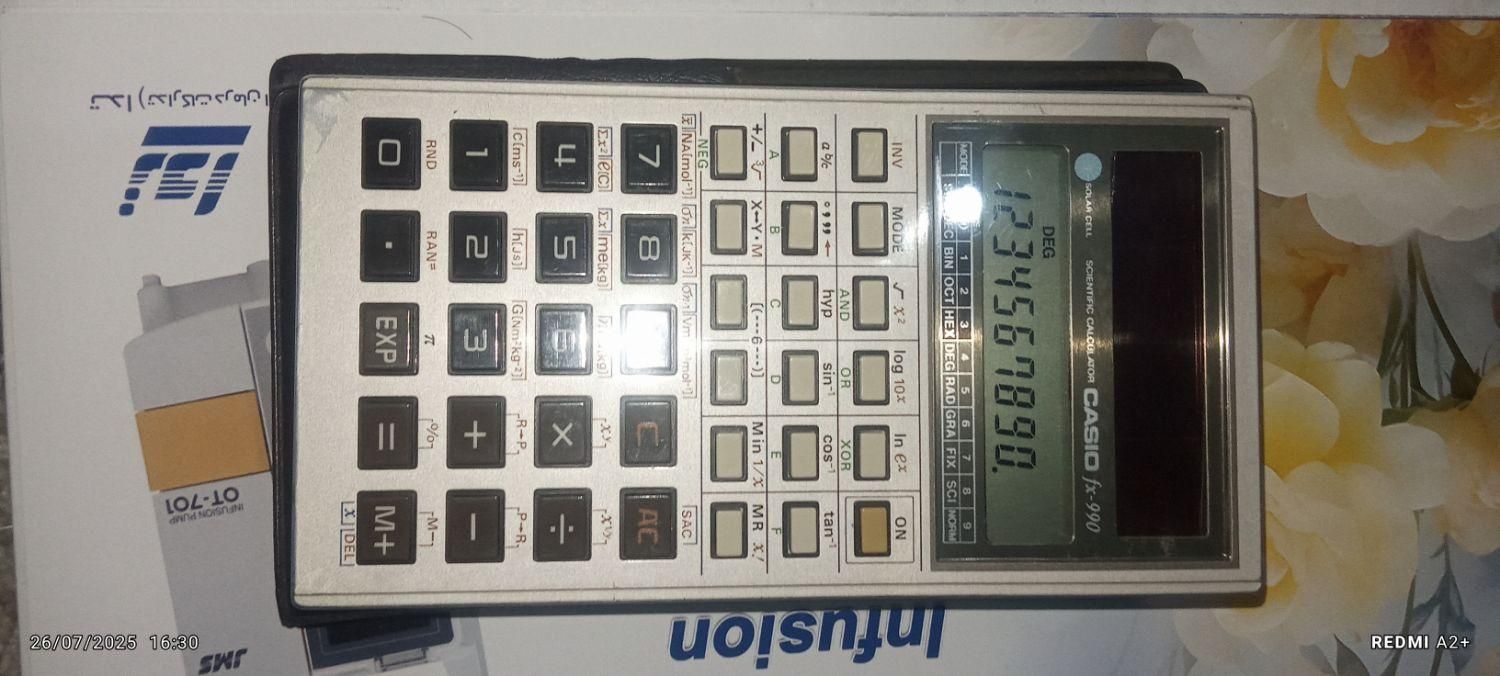 ماشین حساب مهندسی کاسیو fx-990|لوازم التحریر|تهران, شکوفه|دیوار
