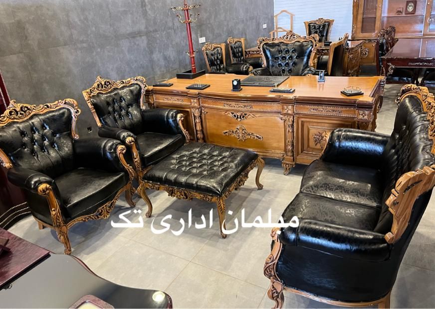مبل کلاسیک اداری٪میزجلوبسته اداری مدل وزیری|دفتر کار|چهاردانگه (تهران), |دیوار