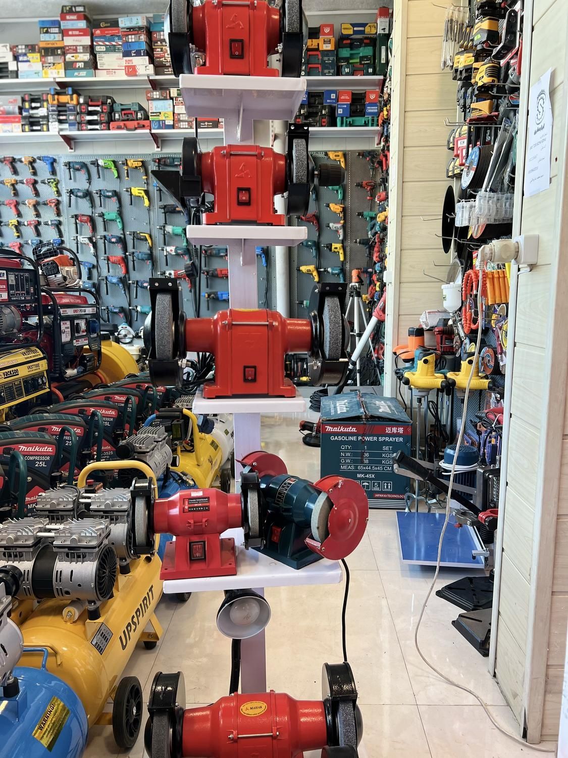 سنگ دوکله رومیزی سنباده چاقو تیز کن|ماشینآلات صنعتی|مشهد, هنرور|دیوار