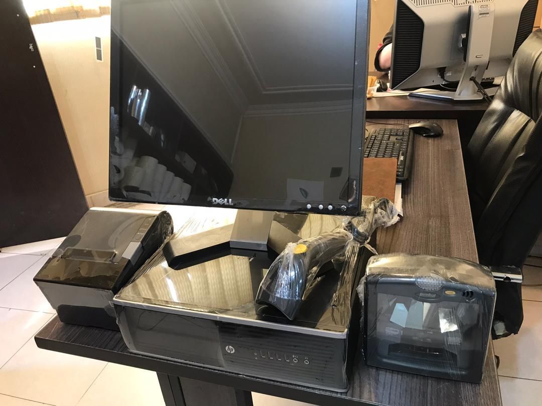 صندوق فروشگاهی 5800hp بارکدخوان فیش پرینتر|فروشگاه و مغازه|کرج, اصفهانی‌ها|دیوار