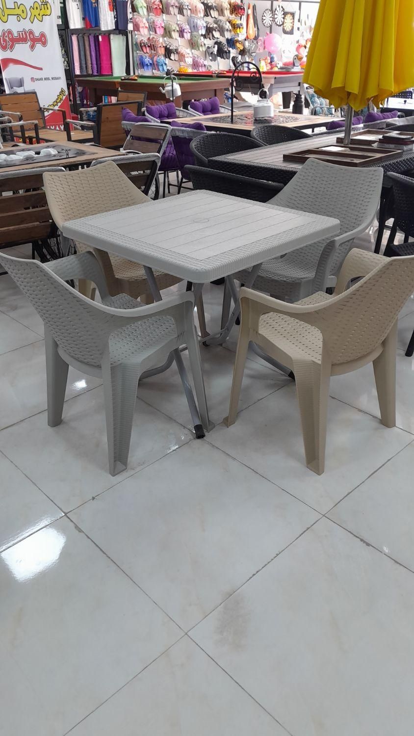 صندلی پلاستیکی غذاخوری میز و صندلی باغ ویلا k1200|میز و صندلی غذاخوری|کرج, ملک‌آباد|دیوار