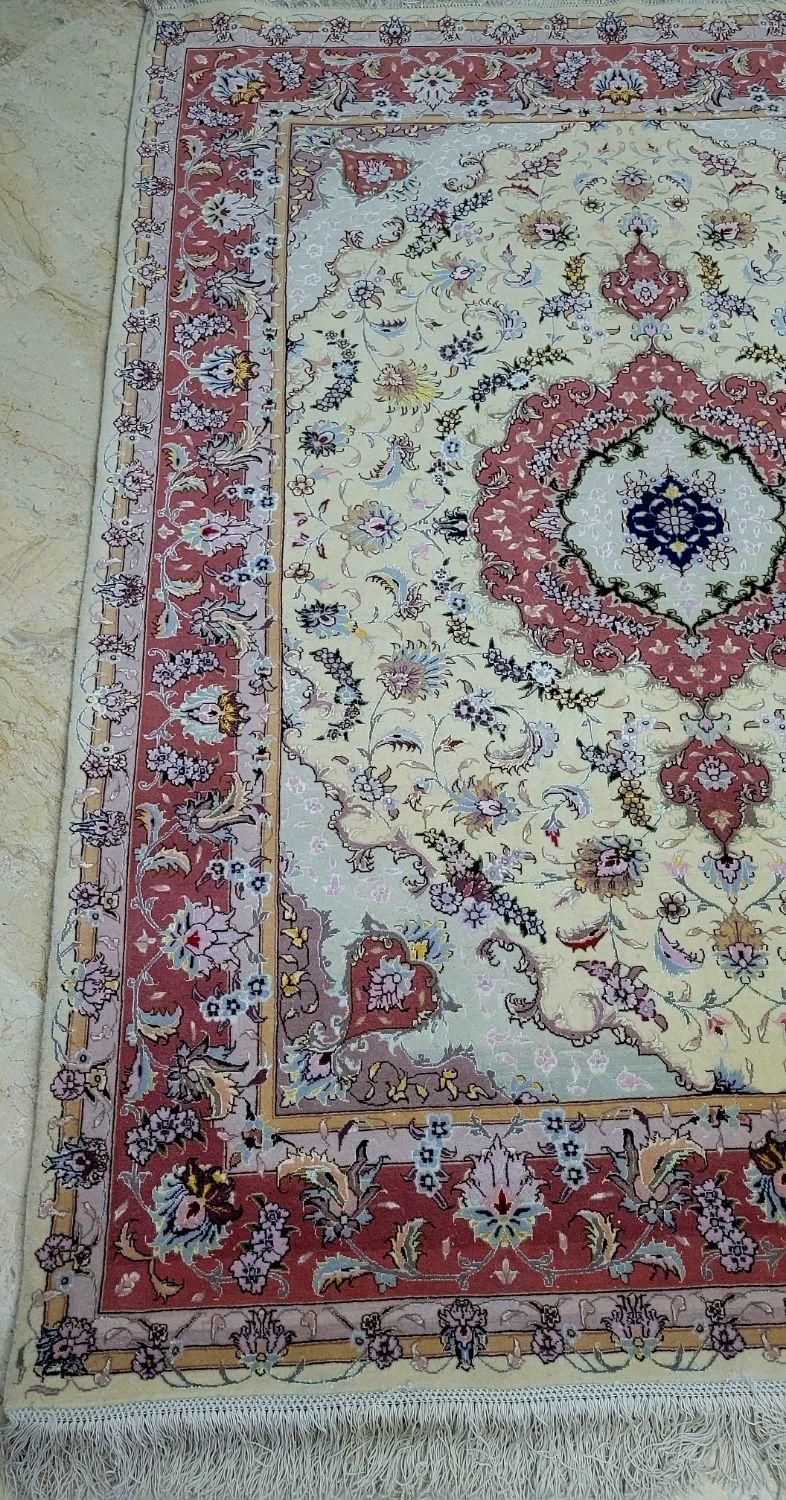 فرش دستباف قالیچه دستبافت ۳ متری ۵۰ رج تبریز نو|فرش|تهران, پونک|دیوار