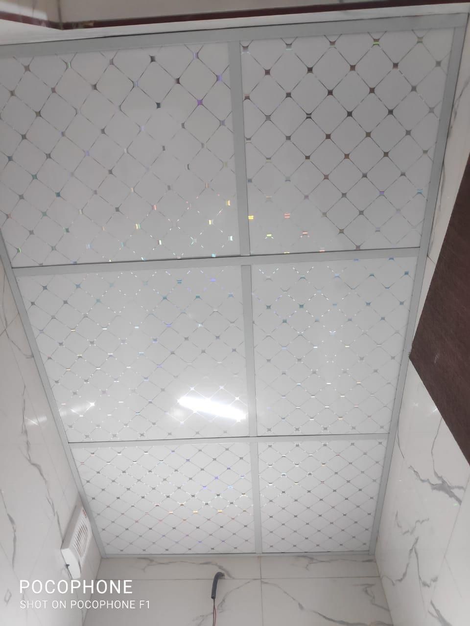 اجرای سقف کاذب شبکه ۶۰*۶۰ با تایل گچی و PVC|خدمات پیشه و مهارت|تهران, باغ خزانه|دیوار