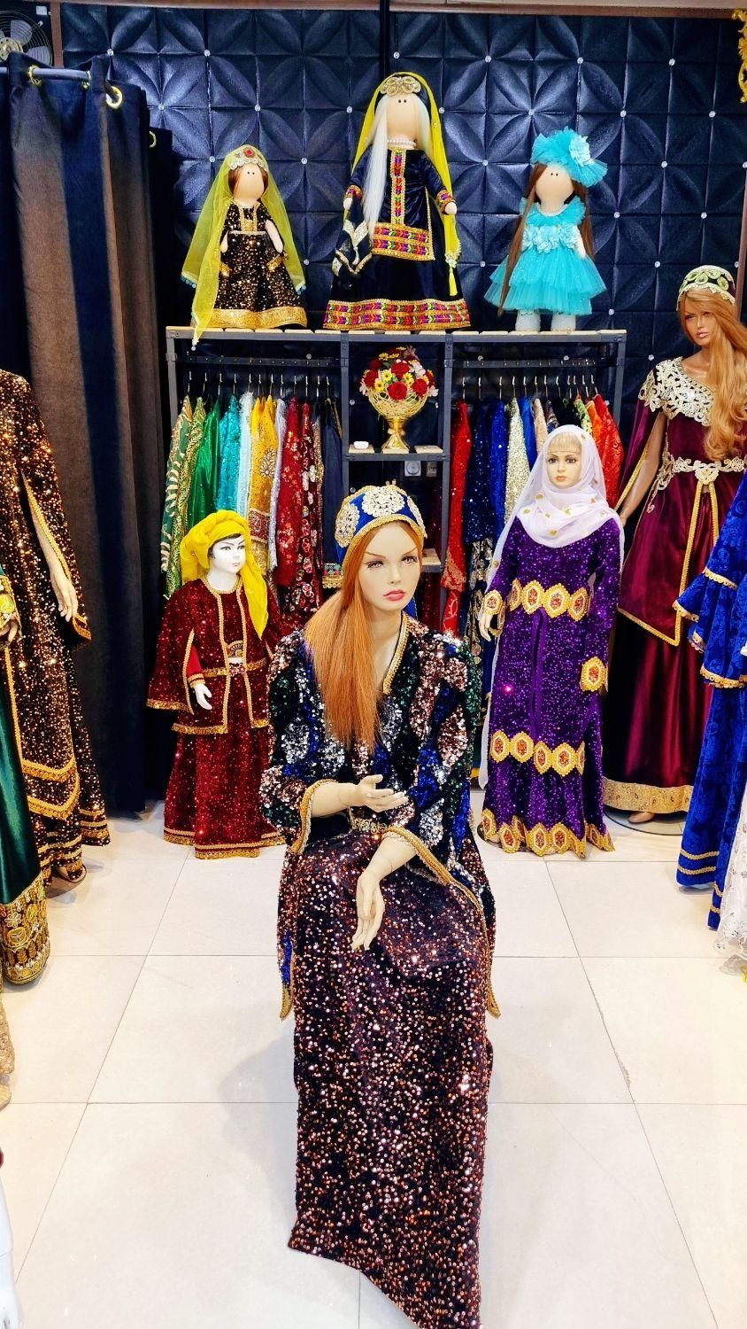 لباس محلی|لباس|لنجان, |دیوار