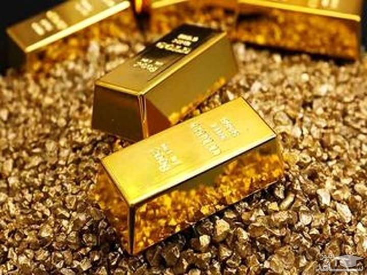 یک قطعه طلا پیدا شده|اشیا|اصفهان, باغ فدک|دیوار