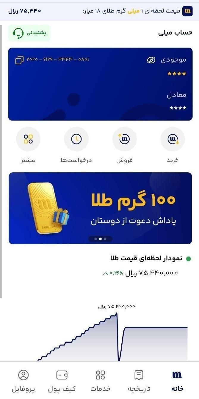 طلا رایگان با میلی|کارت هدیه و تخفیف|ملایر, |دیوار