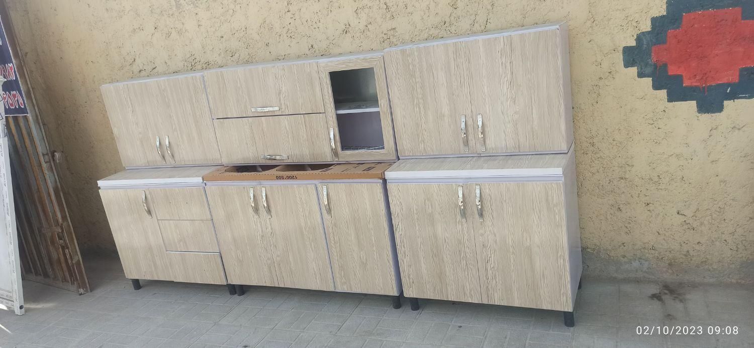 کابینت بدنه فلز درب چوبی آماده نصب خمینی شهر|مصالح و تجهیزات ساختمان|خمینی‌شهر, |دیوار