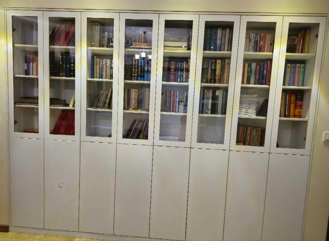 کتابخانه سفارشی و نه اماده سبک مدرن سنتی نئوکلاسیک|کتابخانه، شلف، قفسه‌های دیواری|تهران, تجریش|دیوار