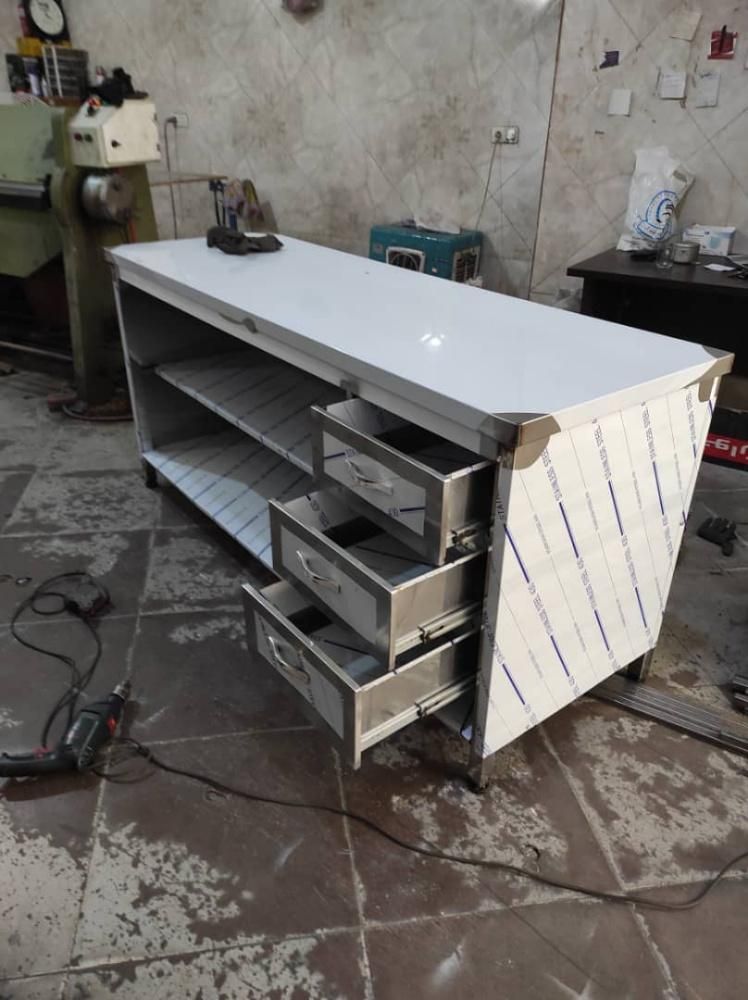 میزکار صنعتی هود ابچکان سینک ظرفشویی کابینت|فروشگاه و مغازه|کرمانشاه, |دیوار