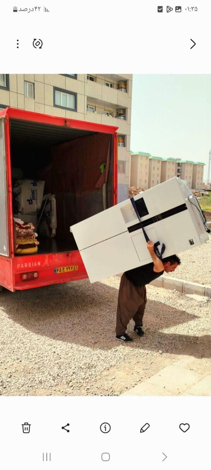 حمل بار باربری کیمیابار/ اسبابکشی منزل بسته بندی|خدمات حمل و نقل|کرمانشاه, |دیوار
