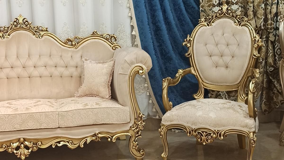 مبل استیل همراه باغذاخوری (مدل امپراطور)|مبلمان خانگی و میز عسلی|قزوین, |دیوار