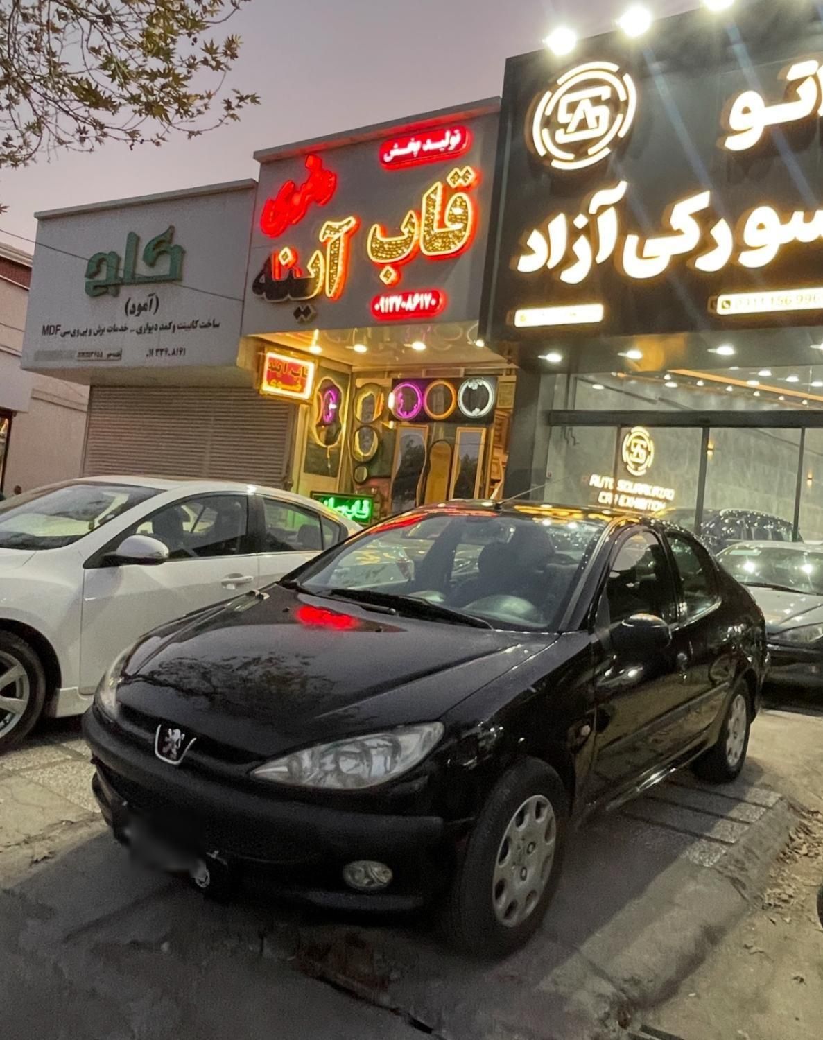 پژو ۲۰۶ صندوقدار v20 مدل ۱۳۸۸|خودرو سواری و وانت|ساری, |دیوار