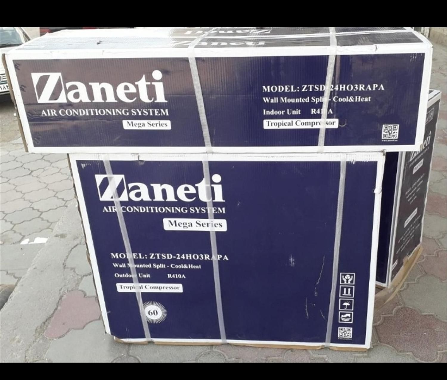 کولرگازی اصلی زانتی موتور تربیکال|کولر گازی و فنکوئل|اردبیل, |دیوار