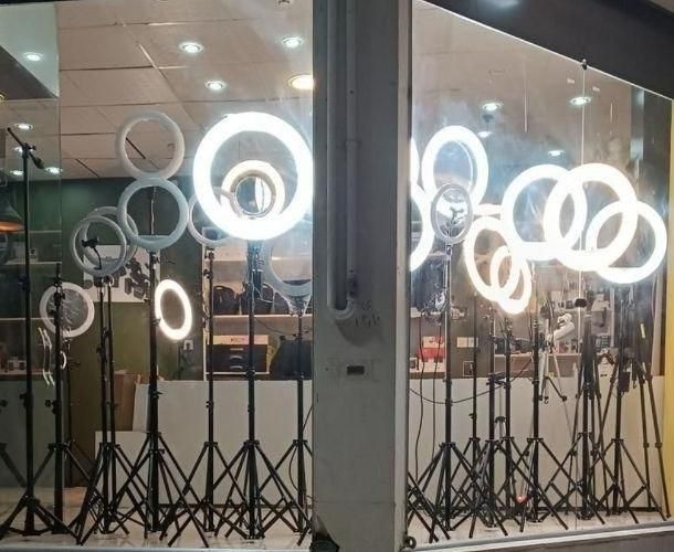 رینگ لایت در تمامی سایز ها توان ها ۱۰۰وات ۹۶ وات|دوربین عکاسی و فیلم‌برداری|مشهد, وکیل‌آباد|دیوار
