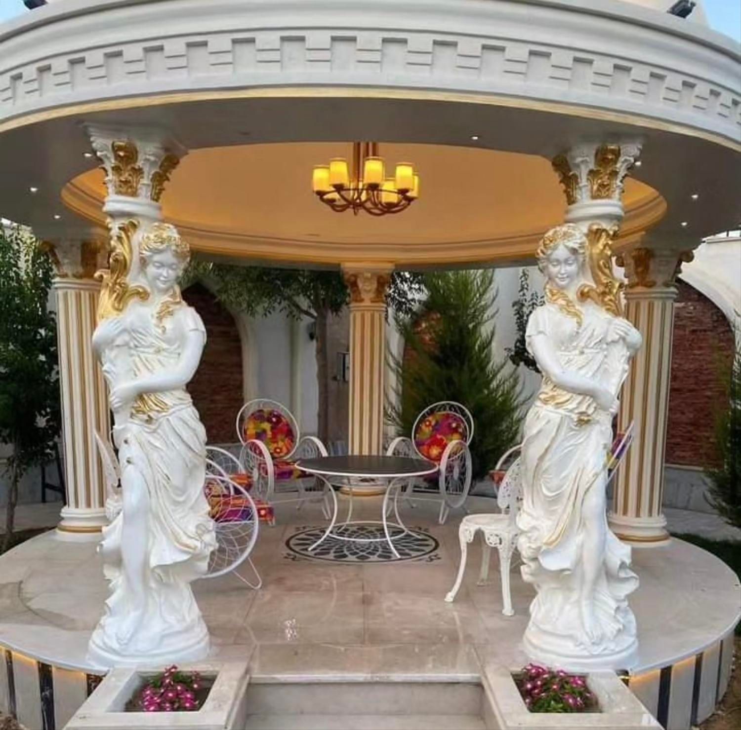 آلاچیق فایبرگلاس فرشته مجسمه ای ستون کتیبه آبنما|مصالح و تجهیزات ساختمان|تهران, شهرک دانشگاه|دیوار