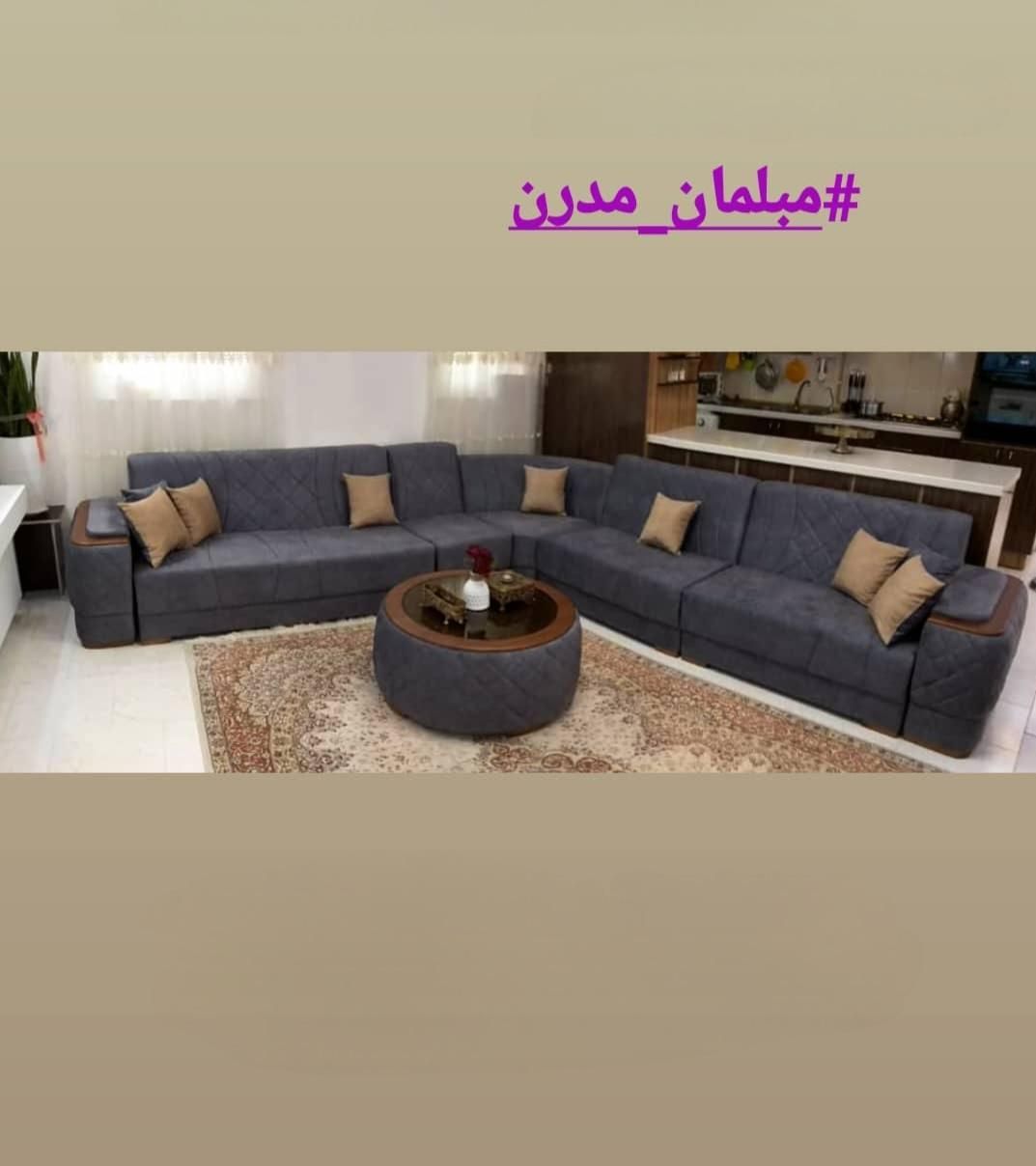 مبل ال آی تک ( 9 نفره مبل)|مبلمان خانگی و میز عسلی|رشت, کوی مهر|دیوار