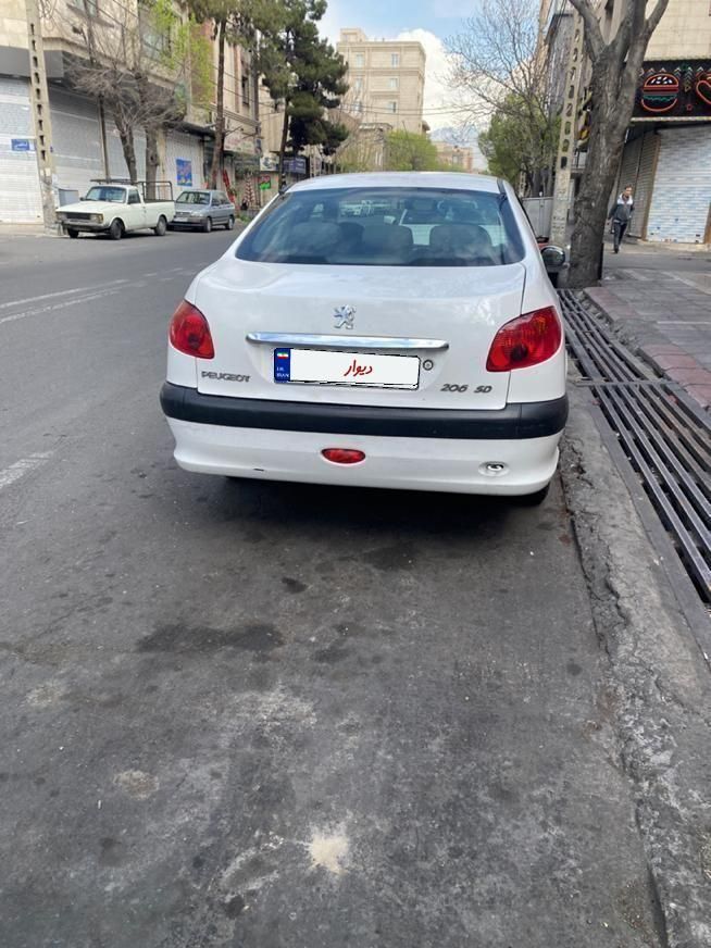 پژو 206 SD V8، مدل ۱۳۹۰|خودرو سواری و وانت|تهران, ائمه اطهار|دیوار