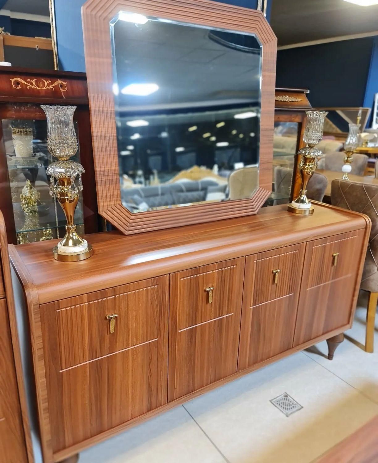 آینه کنسول دلوین شرکتی،میز تلویزیون|بوفه، ویترین، کنسول|ارومیه, |دیوار